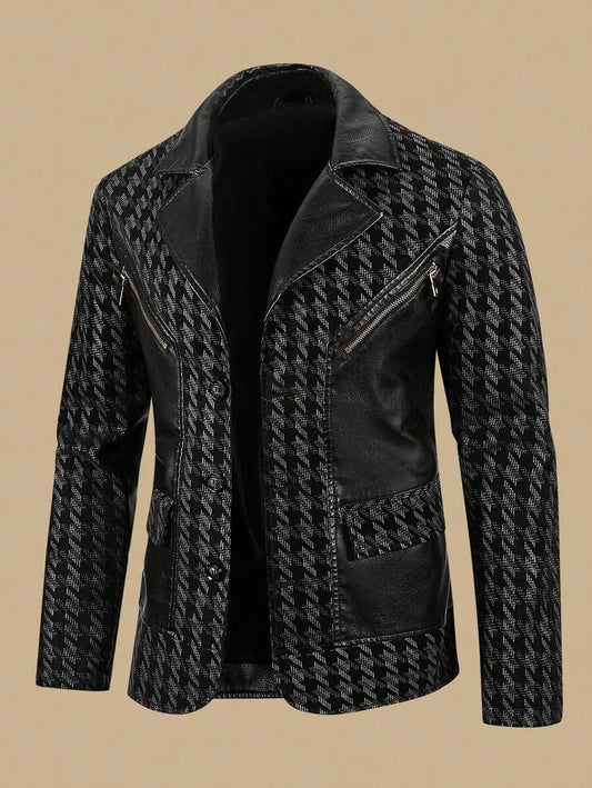 Warm Classic Leather Blazer