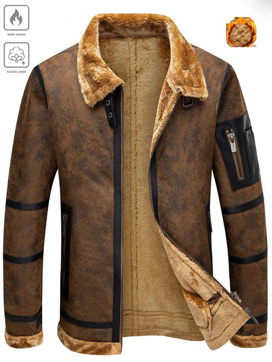 Warm Classic Leather Blazer